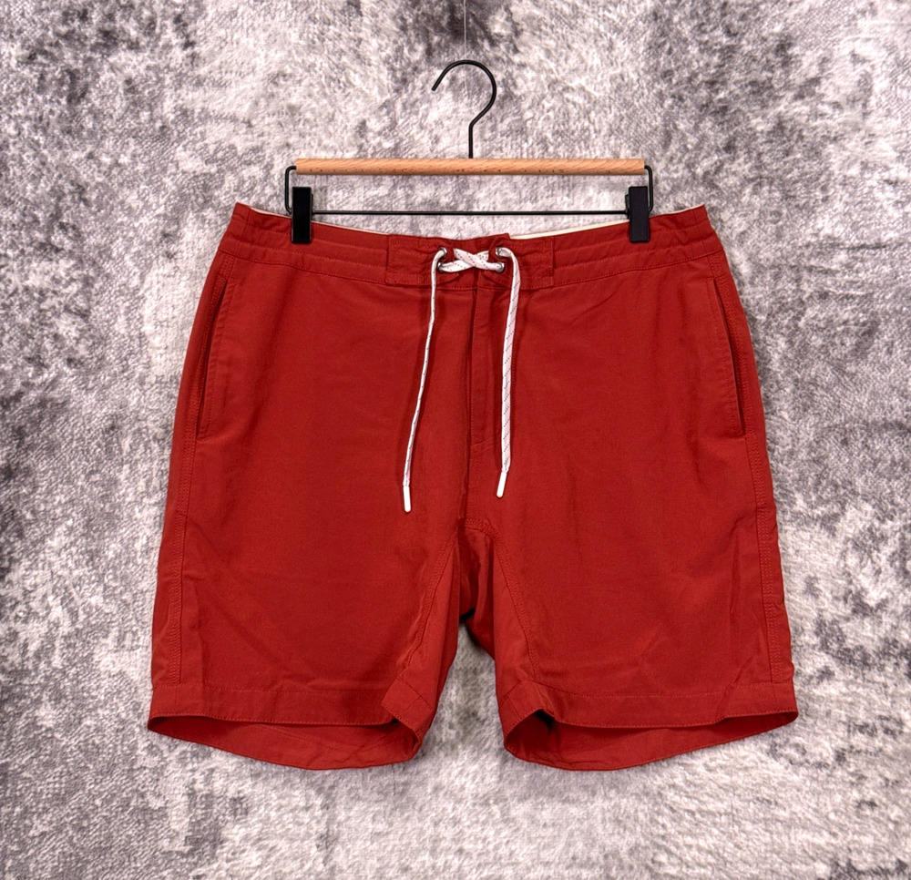 Wellen 66 Stretch Board Shorts 32 Mens Orange